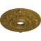 Ekena Millwork Rose Ceiling Medallion (Fits Canopies up to 7 1/4"), Hand-Painted Gold, 18"OD x 3 1/2"ID x 1 1/2"P CM18ROGLS - alternate 2